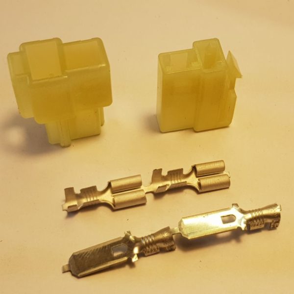 T type 2-pin DC power connector plug/skt set (AREC Recommended )